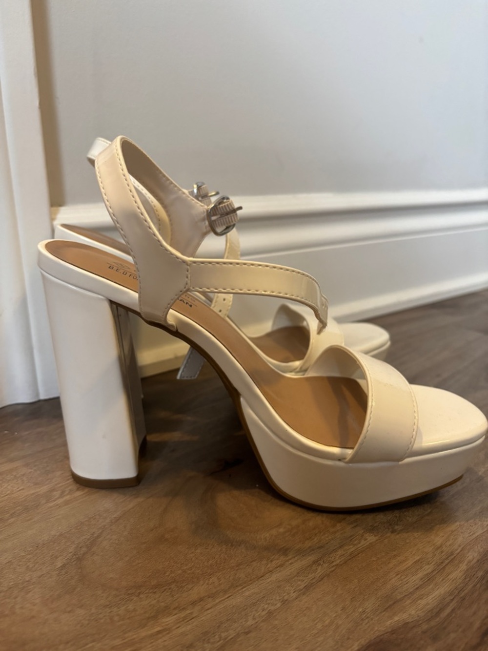 Call It Spring Gretchen white heels